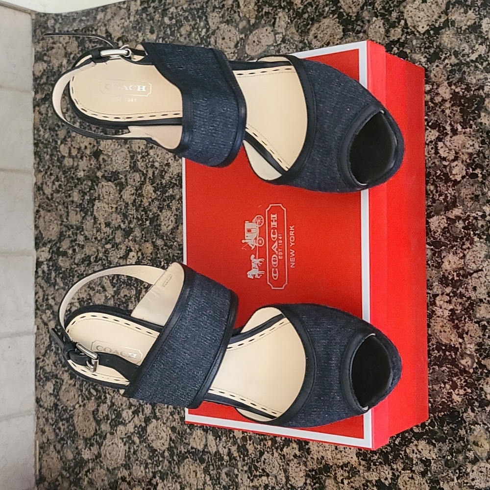 Coach denim shoes - Picture 3 of 9